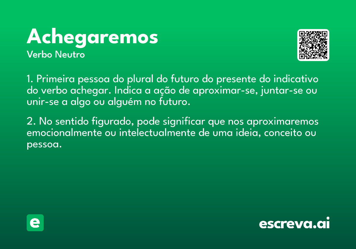 achegaremos