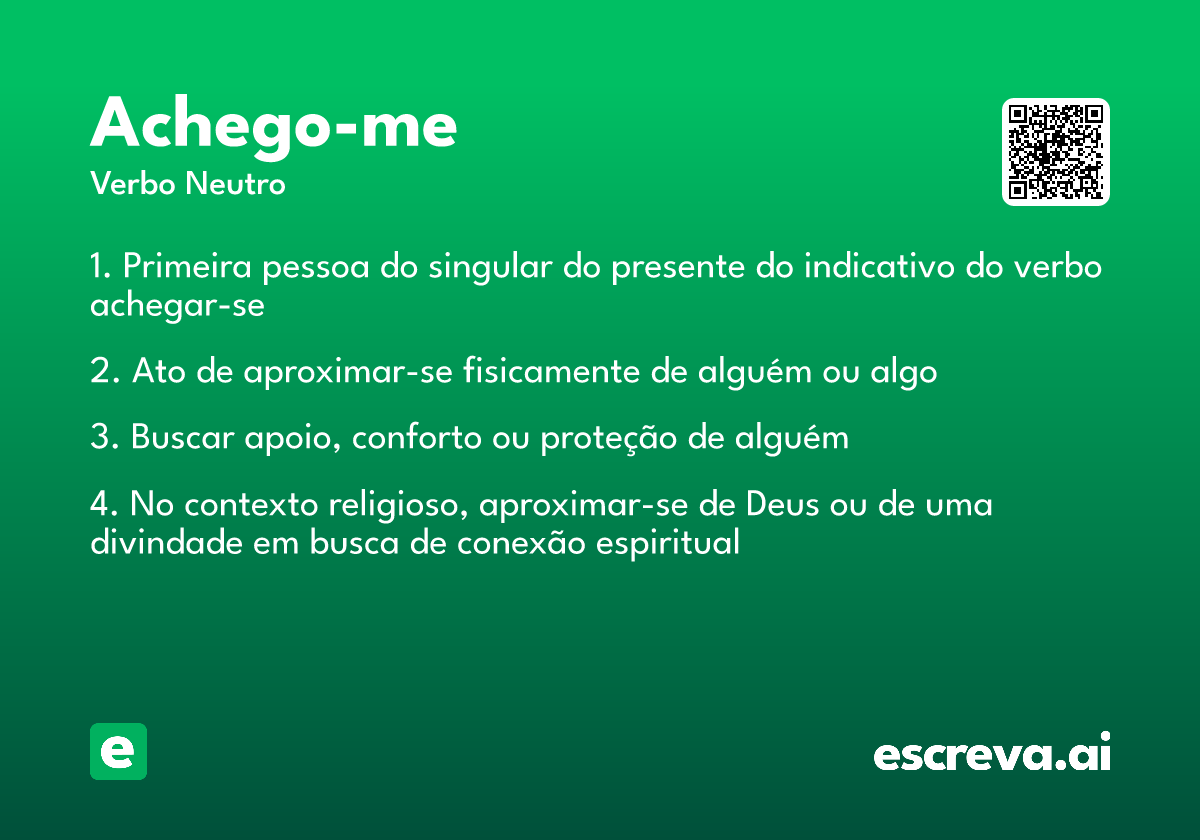 achego-me