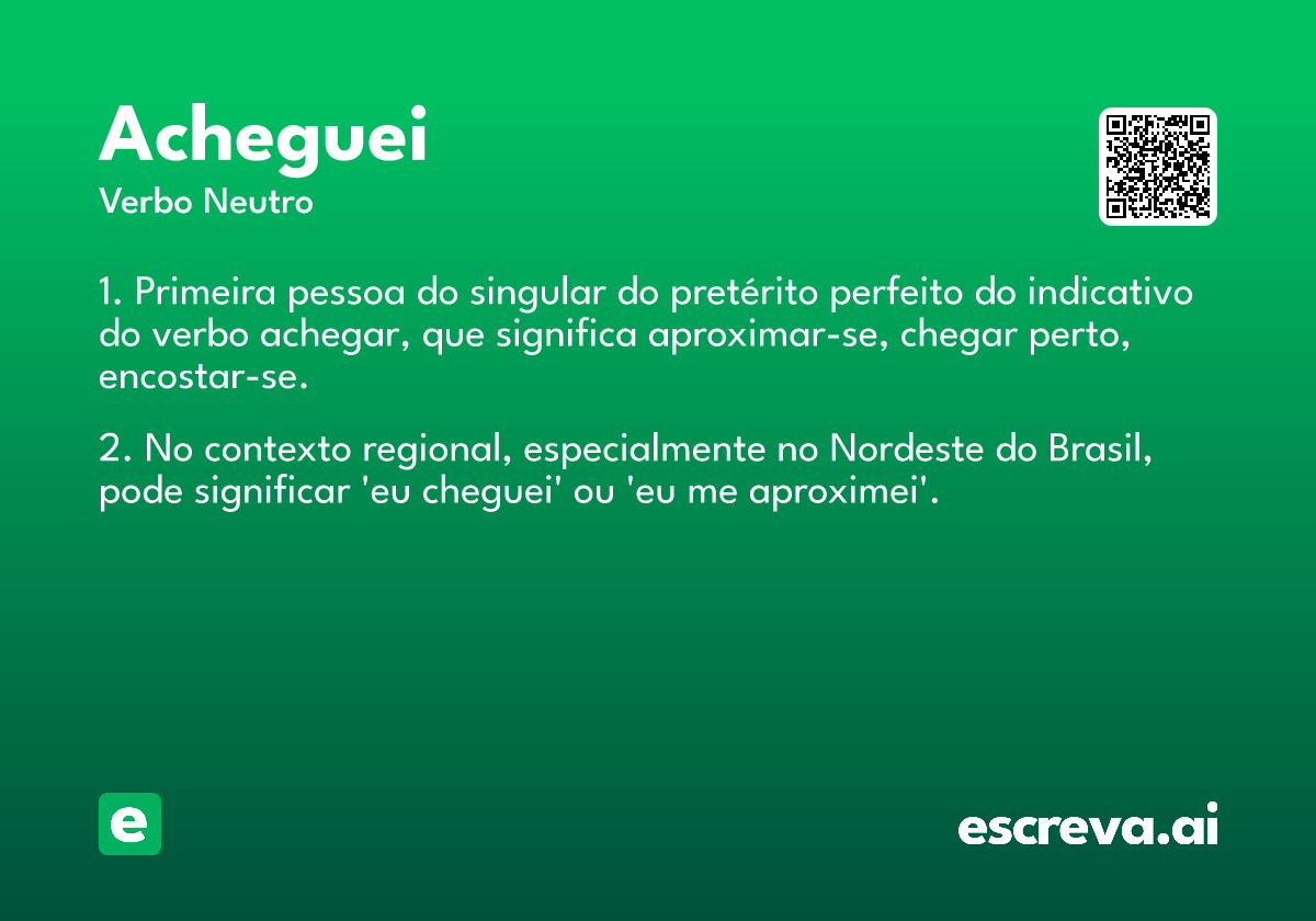 acheguei