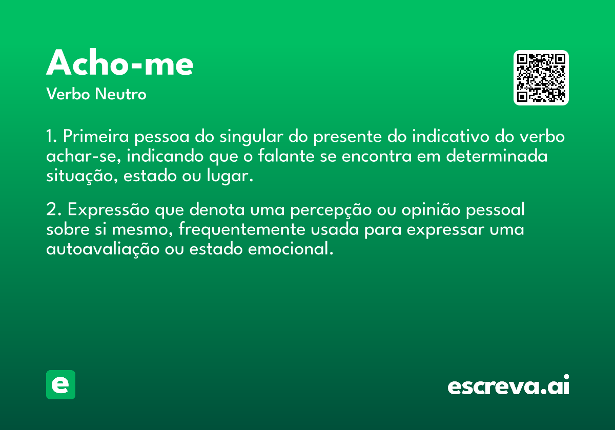 acho-me