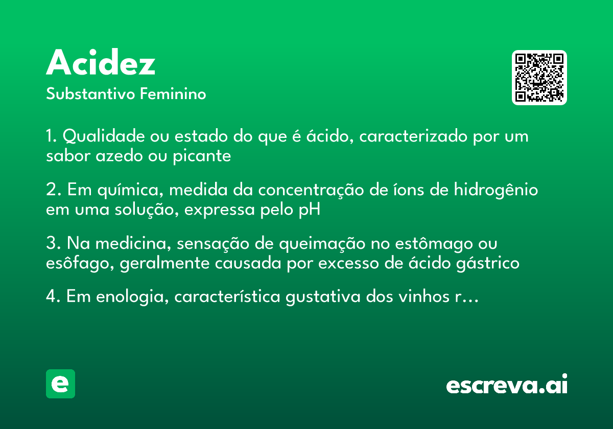 acidez