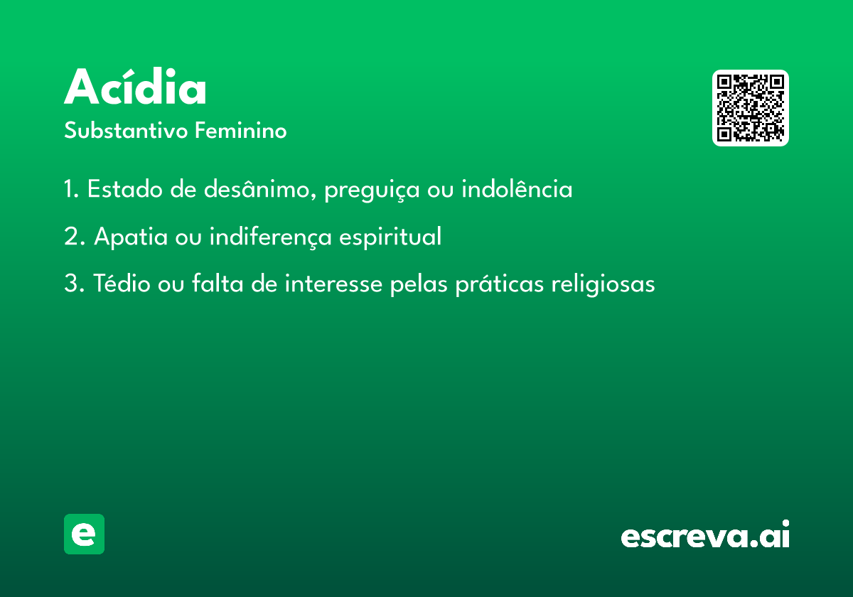 acídia