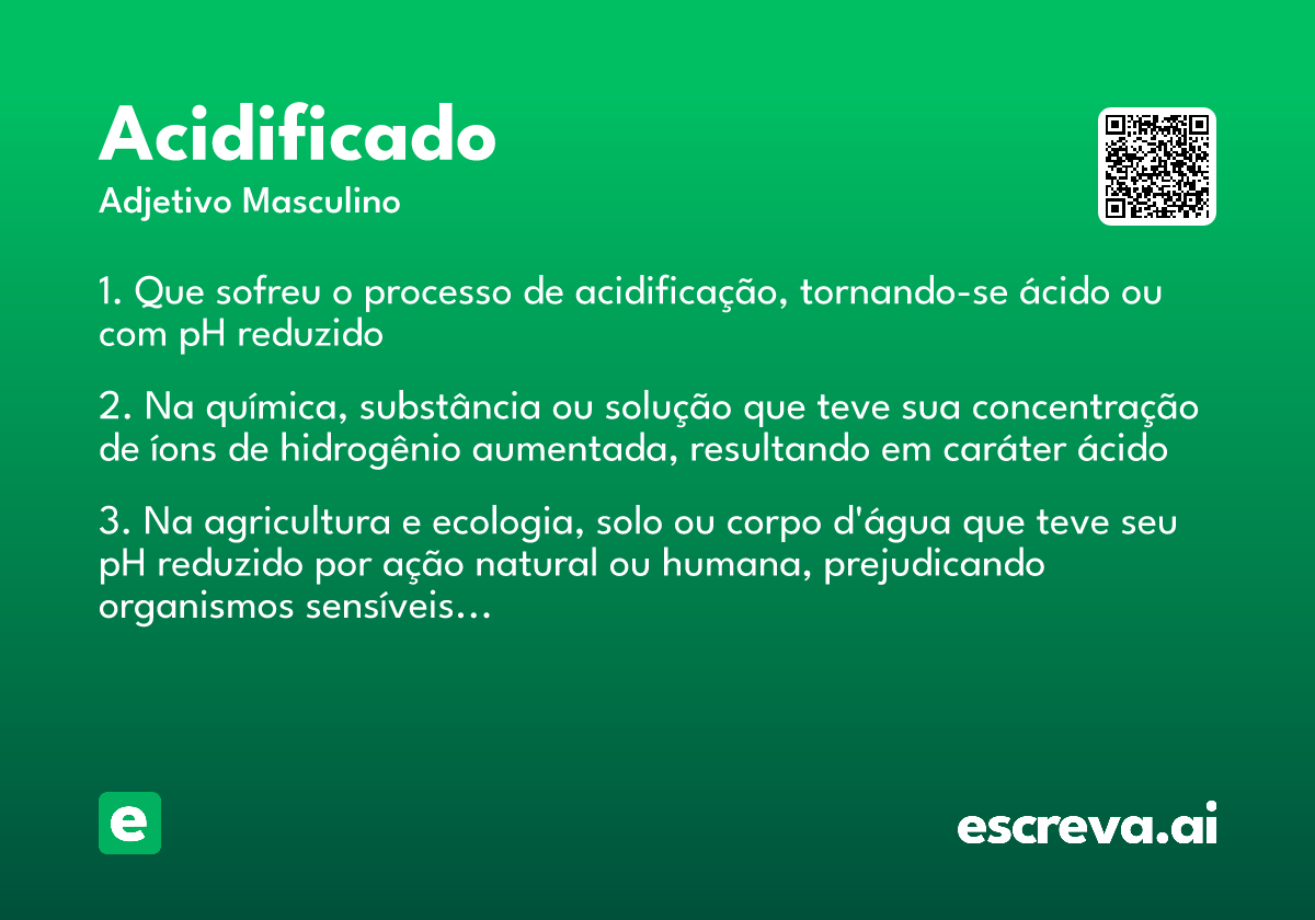 acidificado