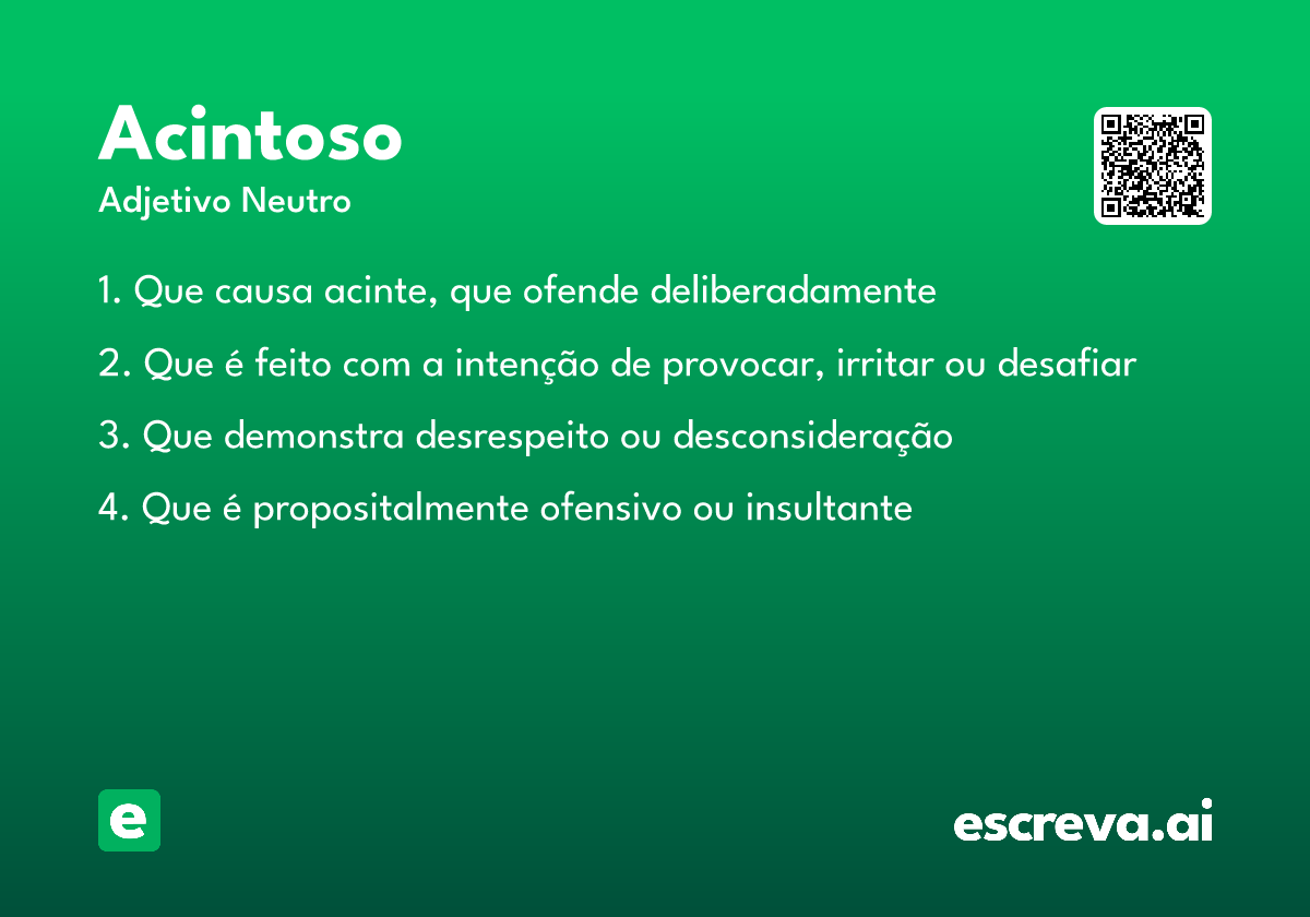 acintoso