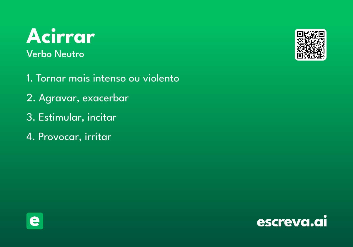 acirrar