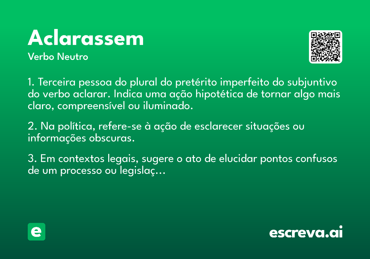 aclarassem