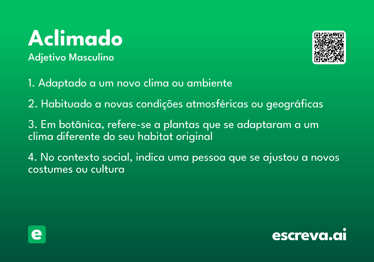 aclimado