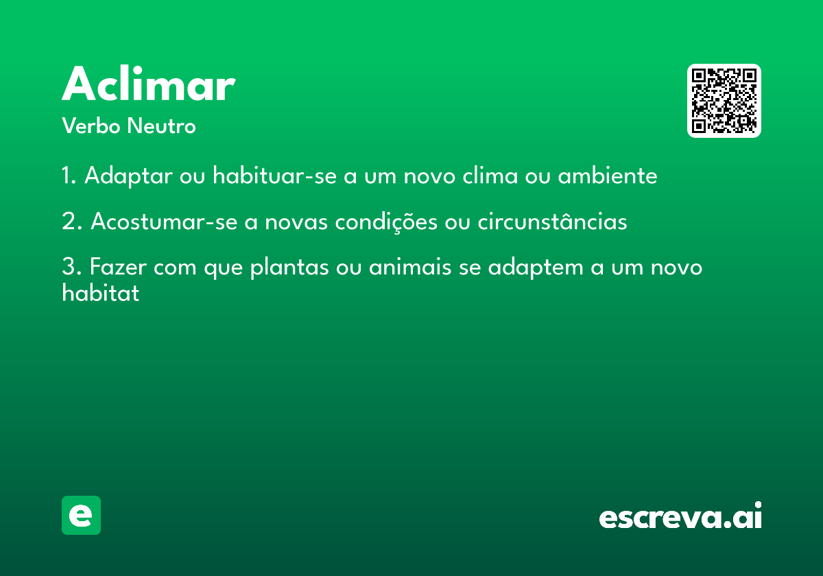 aclimar