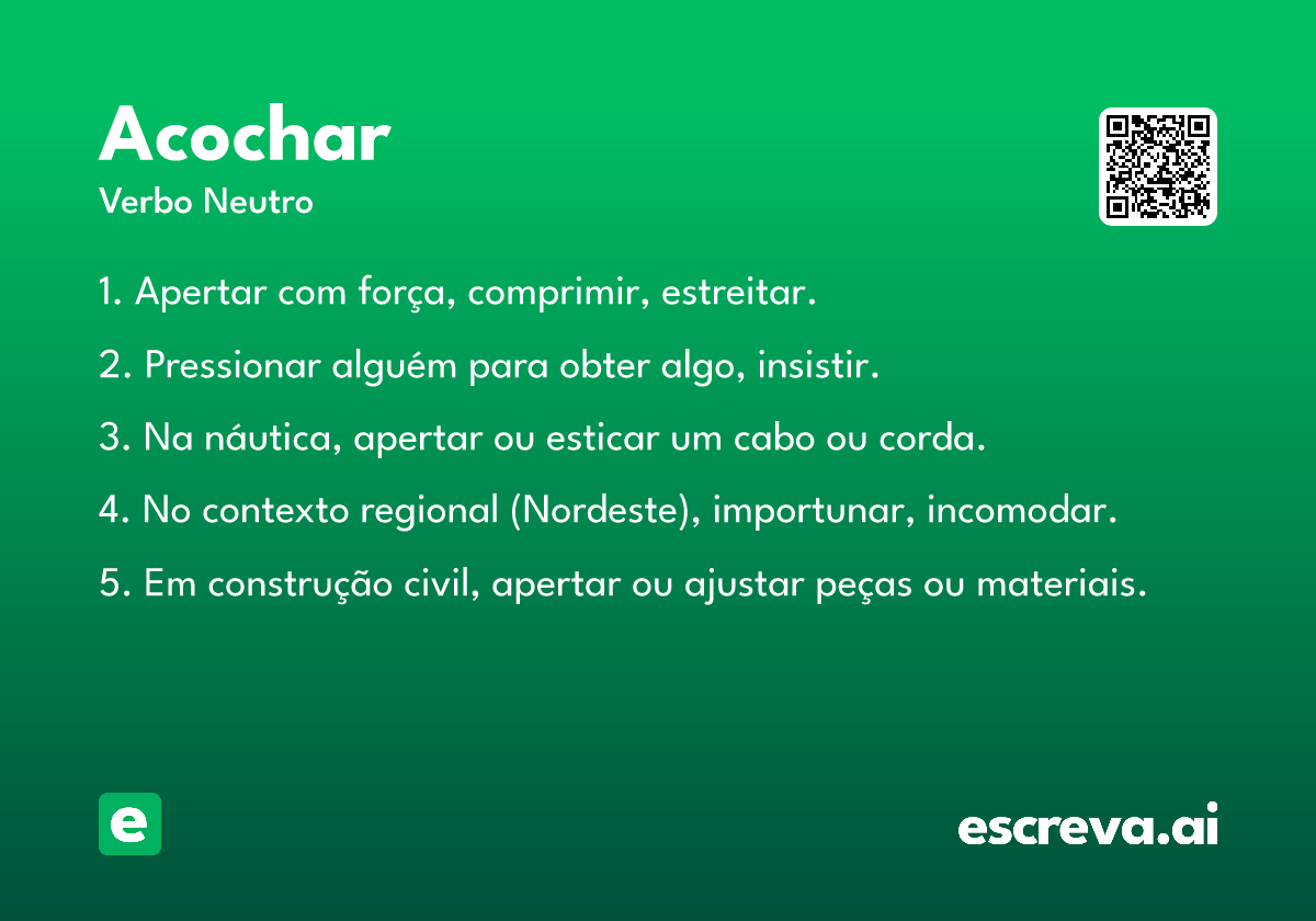 acochar