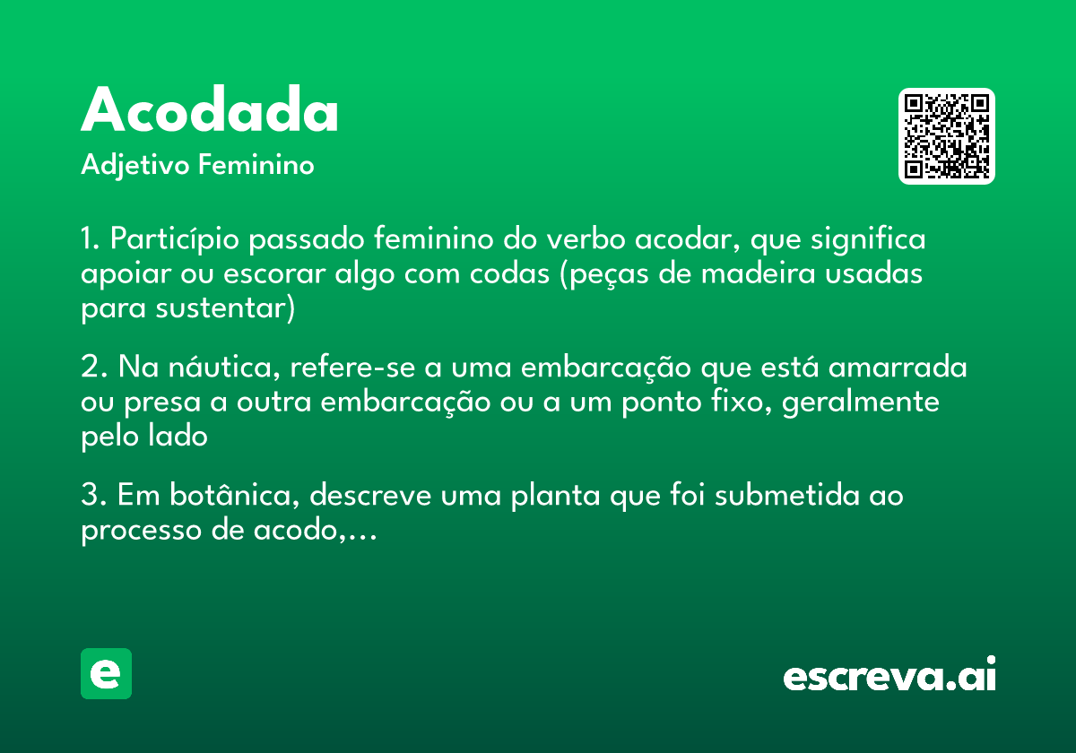 acodada