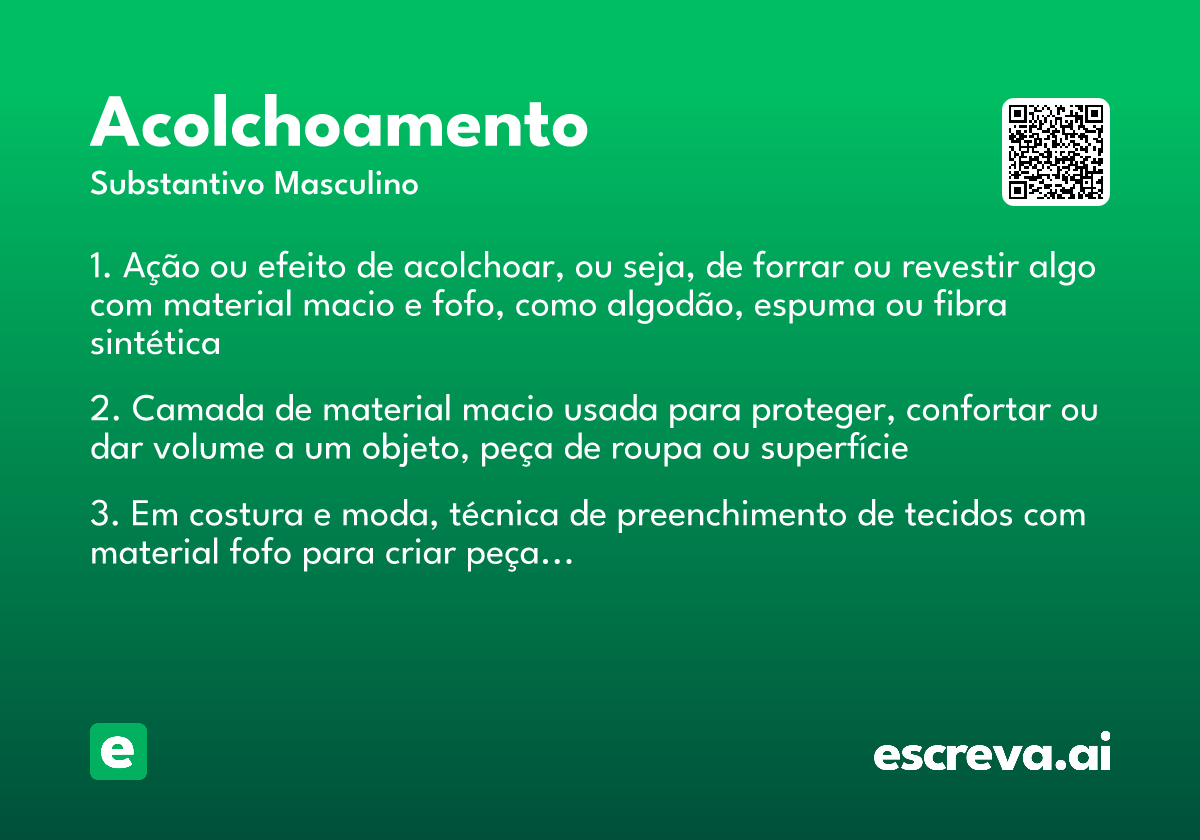 acolchoamento