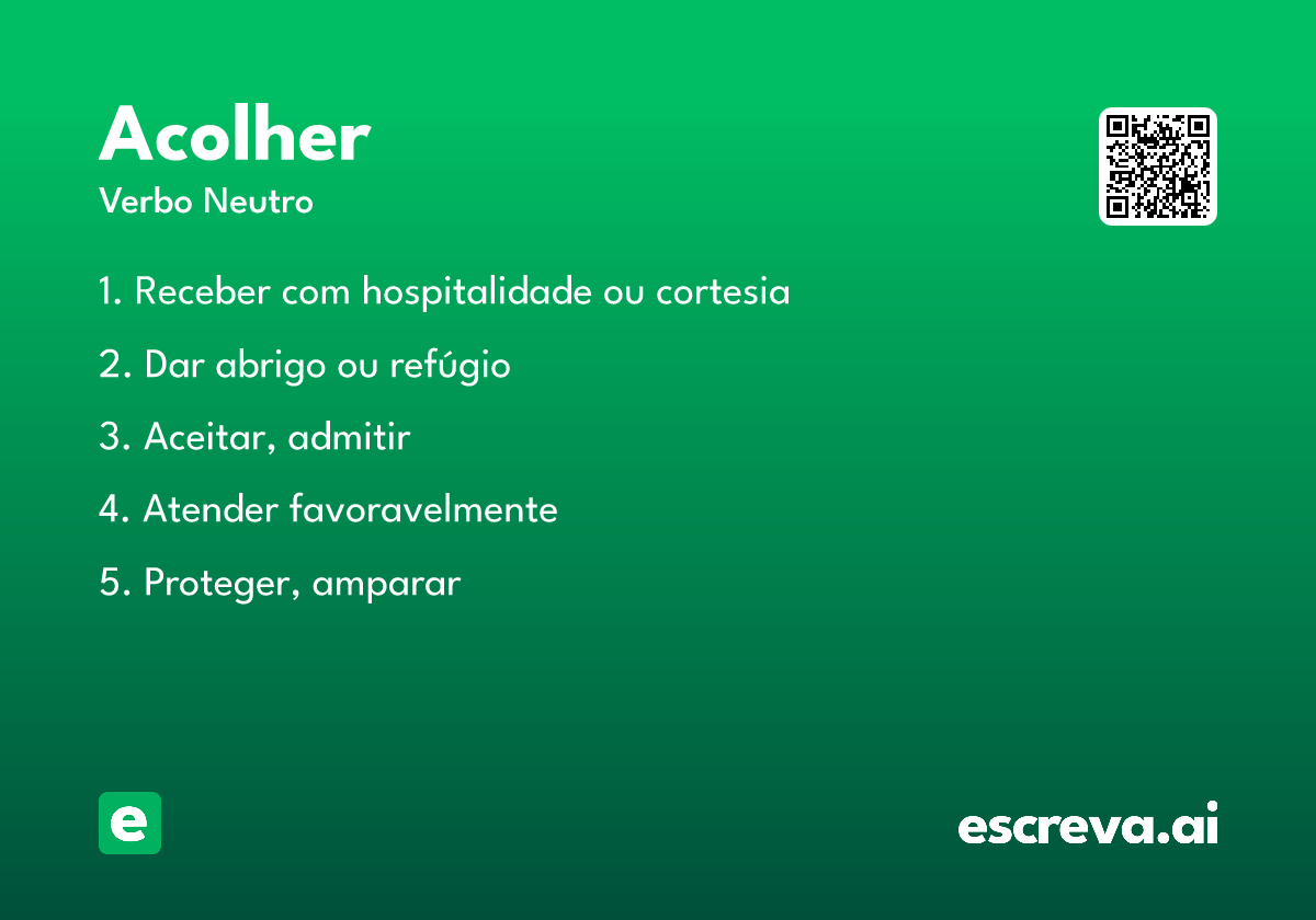 acolher