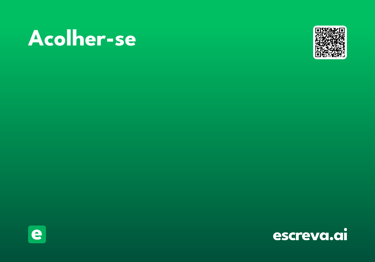 acolher-se