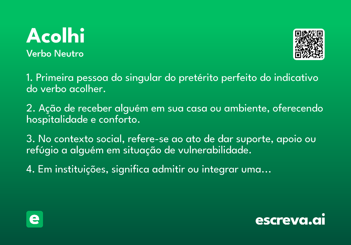 acolhi