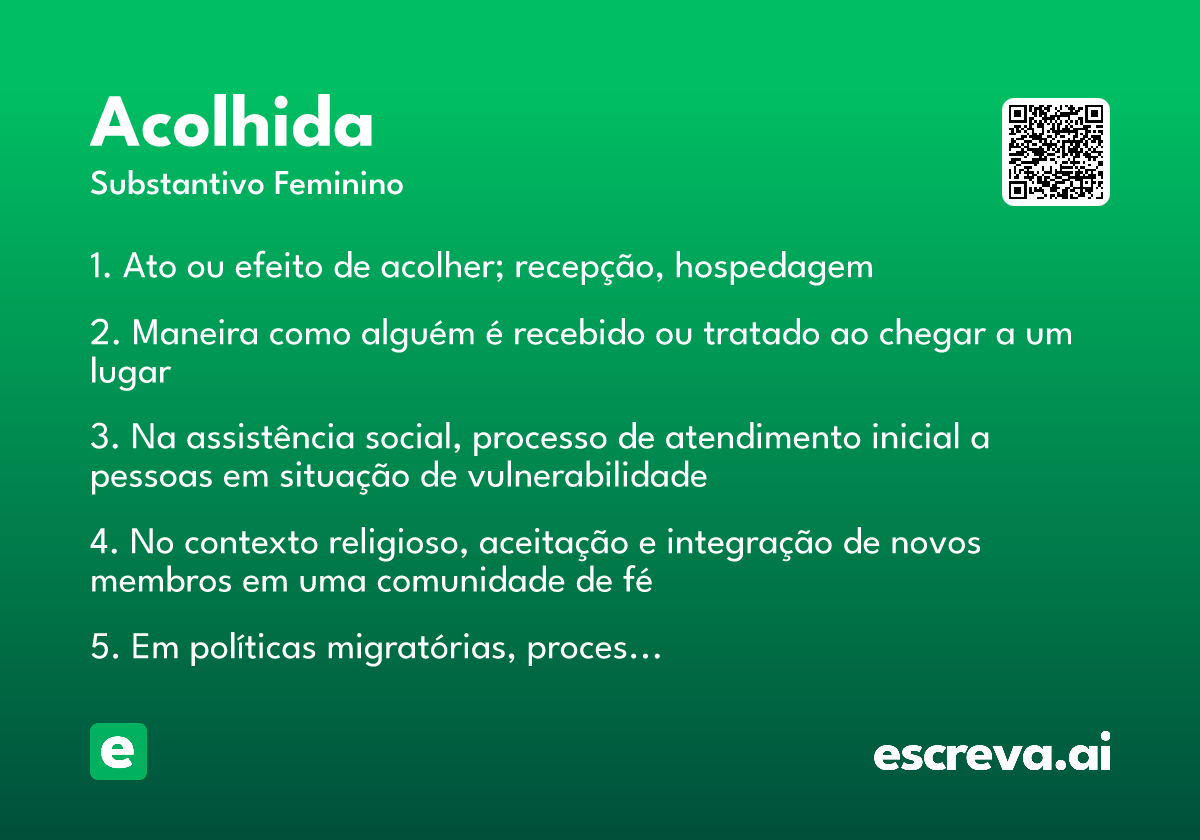 acolhida
