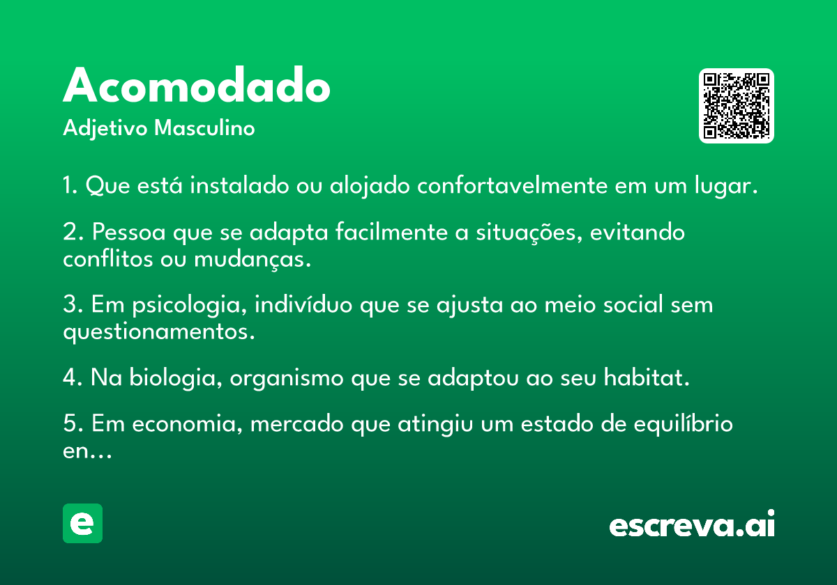 acomodado