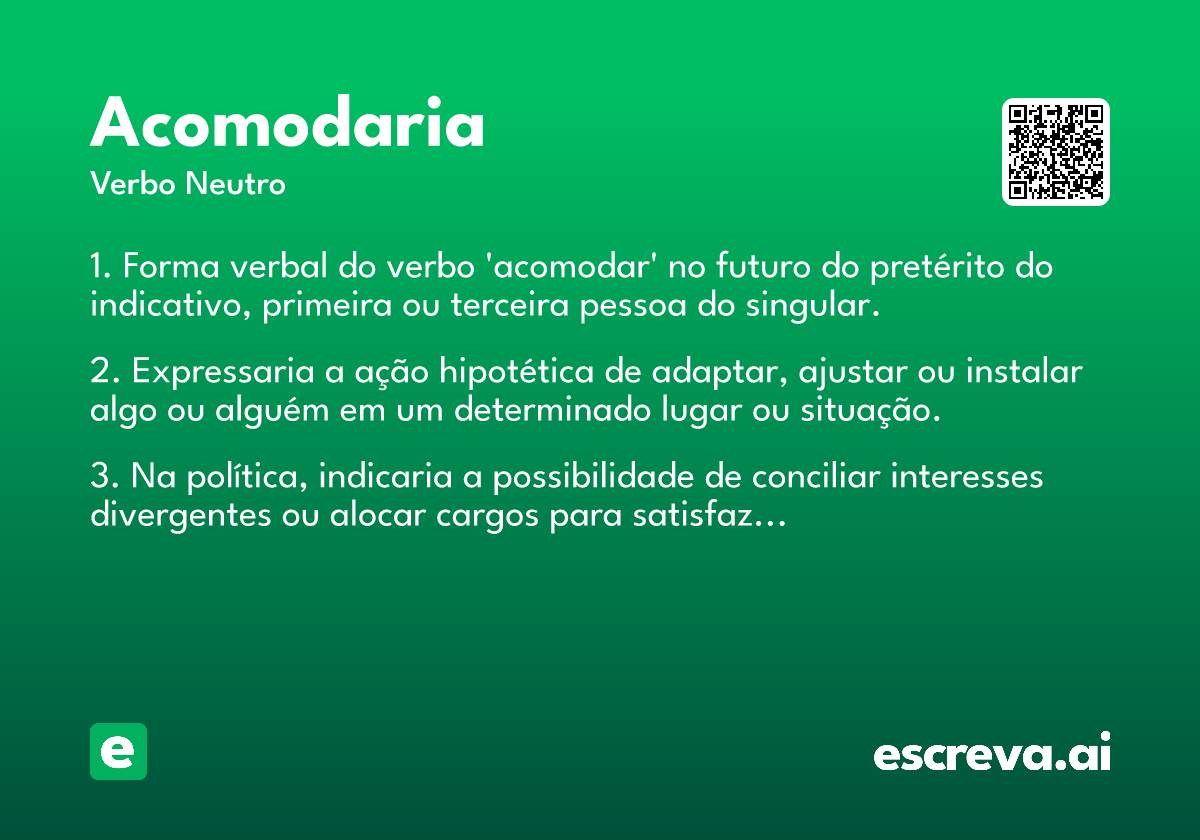 acomodaria