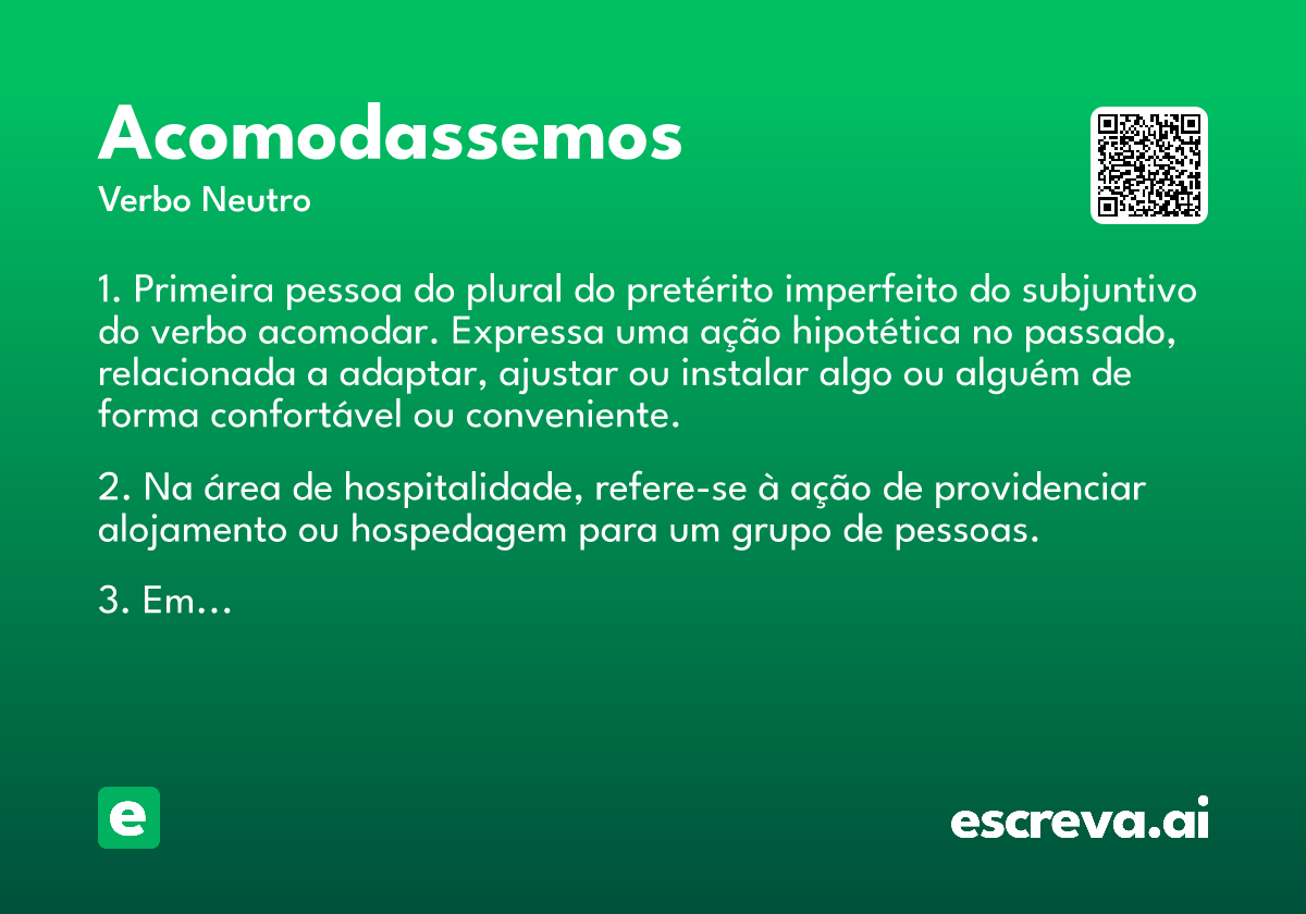 acomodassemos