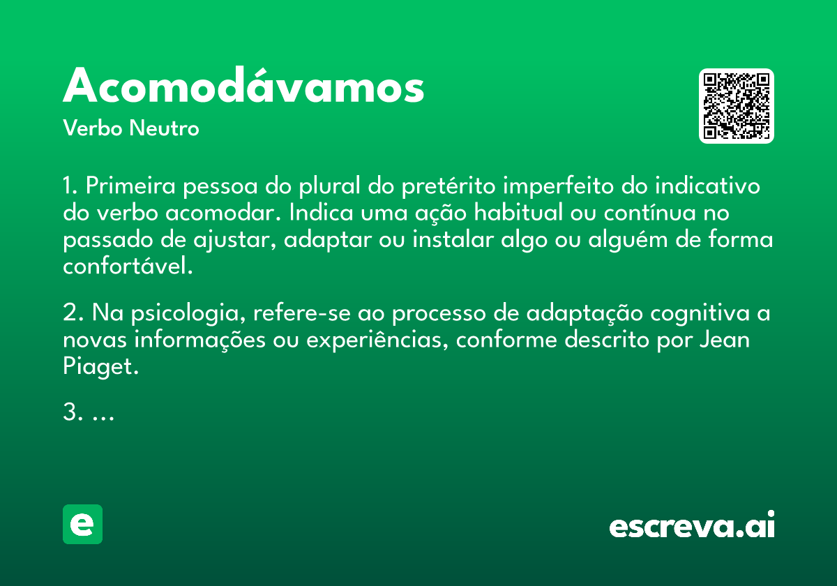 acomodávamos