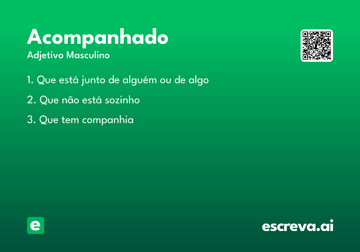 acompanhado
