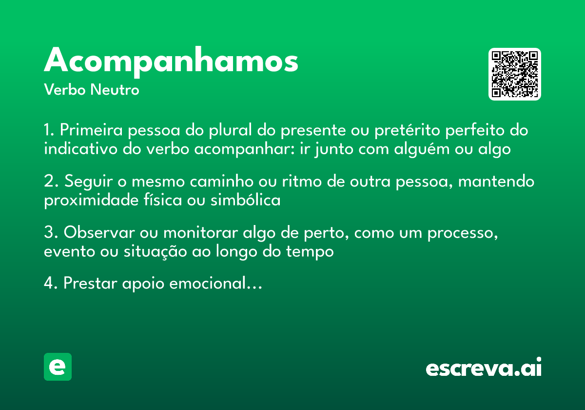 acompanhamos