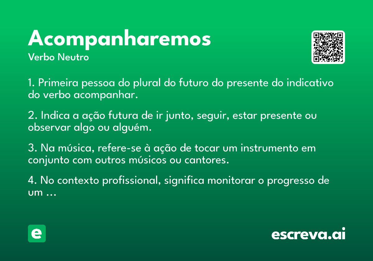 acompanharemos
