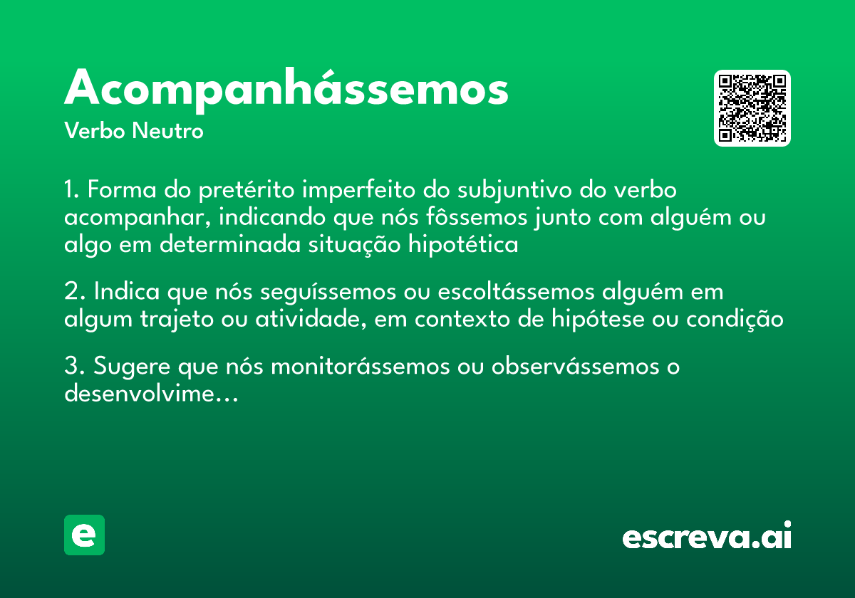 acompanhássemos