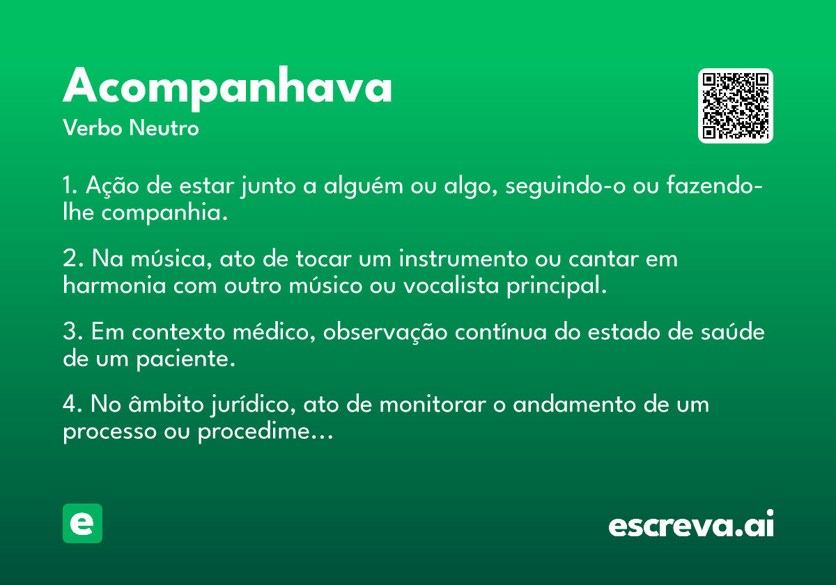 acompanhava