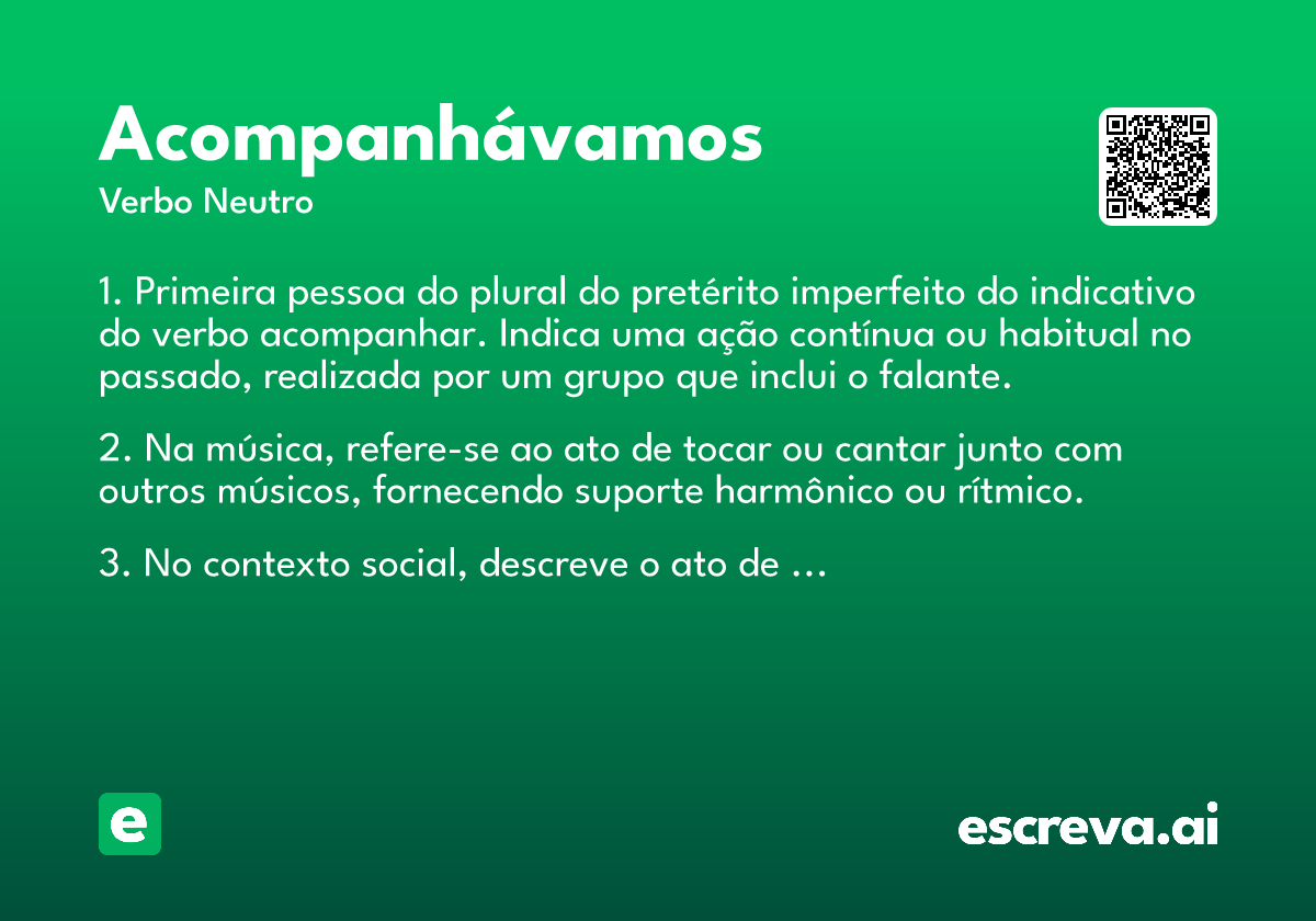 acompanhávamos