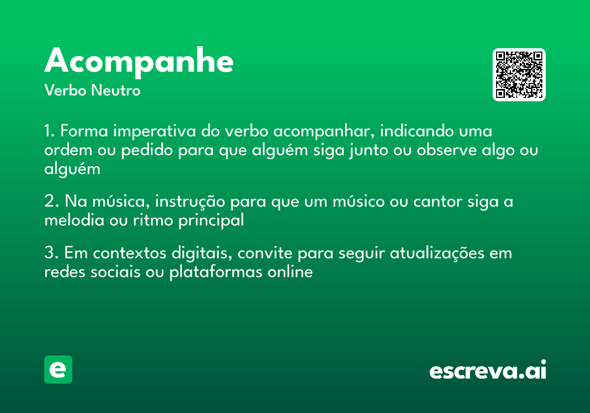acompanhe