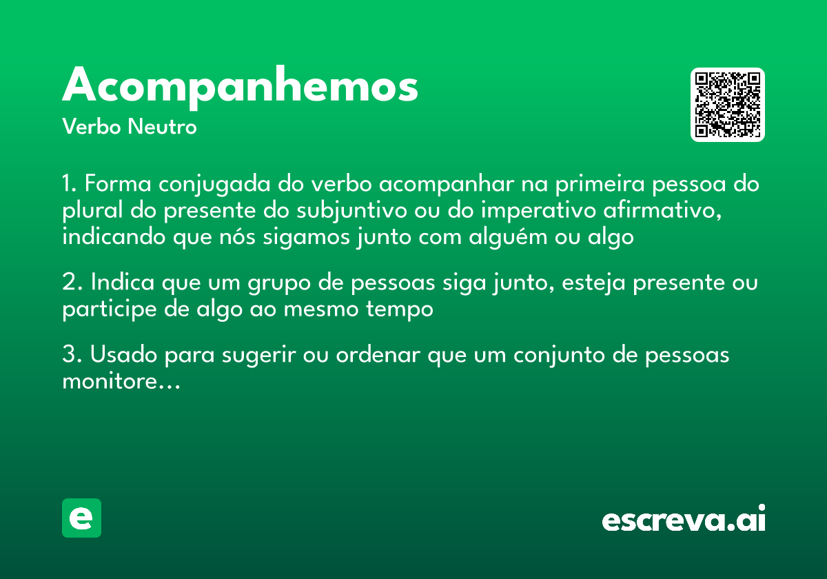 acompanhemos