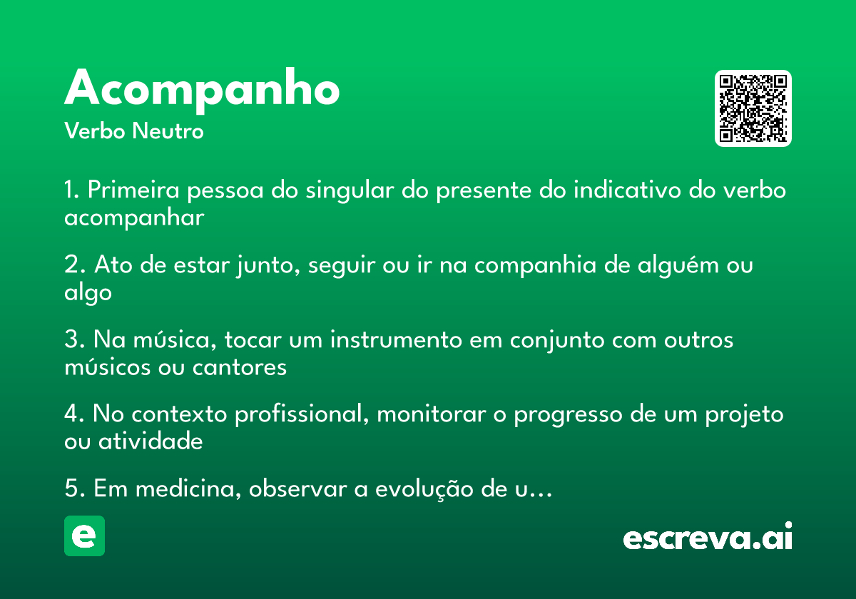 acompanho