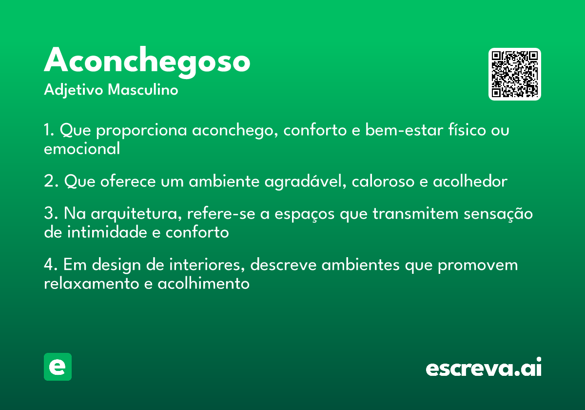 aconchegoso