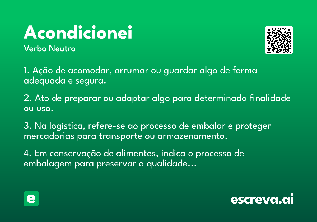acondicionei
