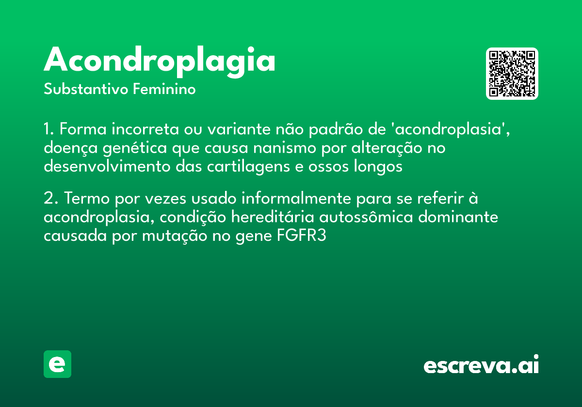 acondroplagia