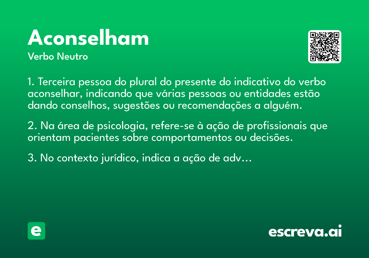 aconselham