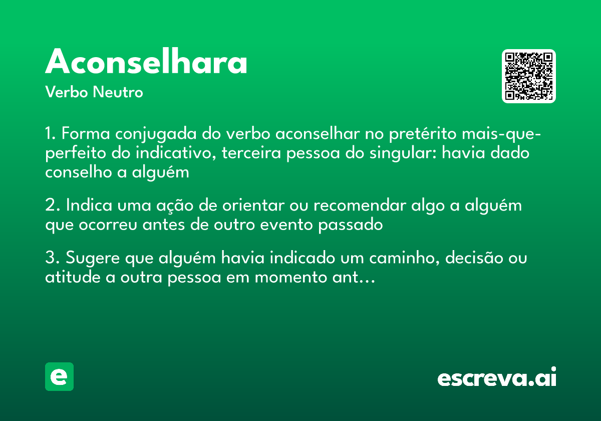 aconselhara