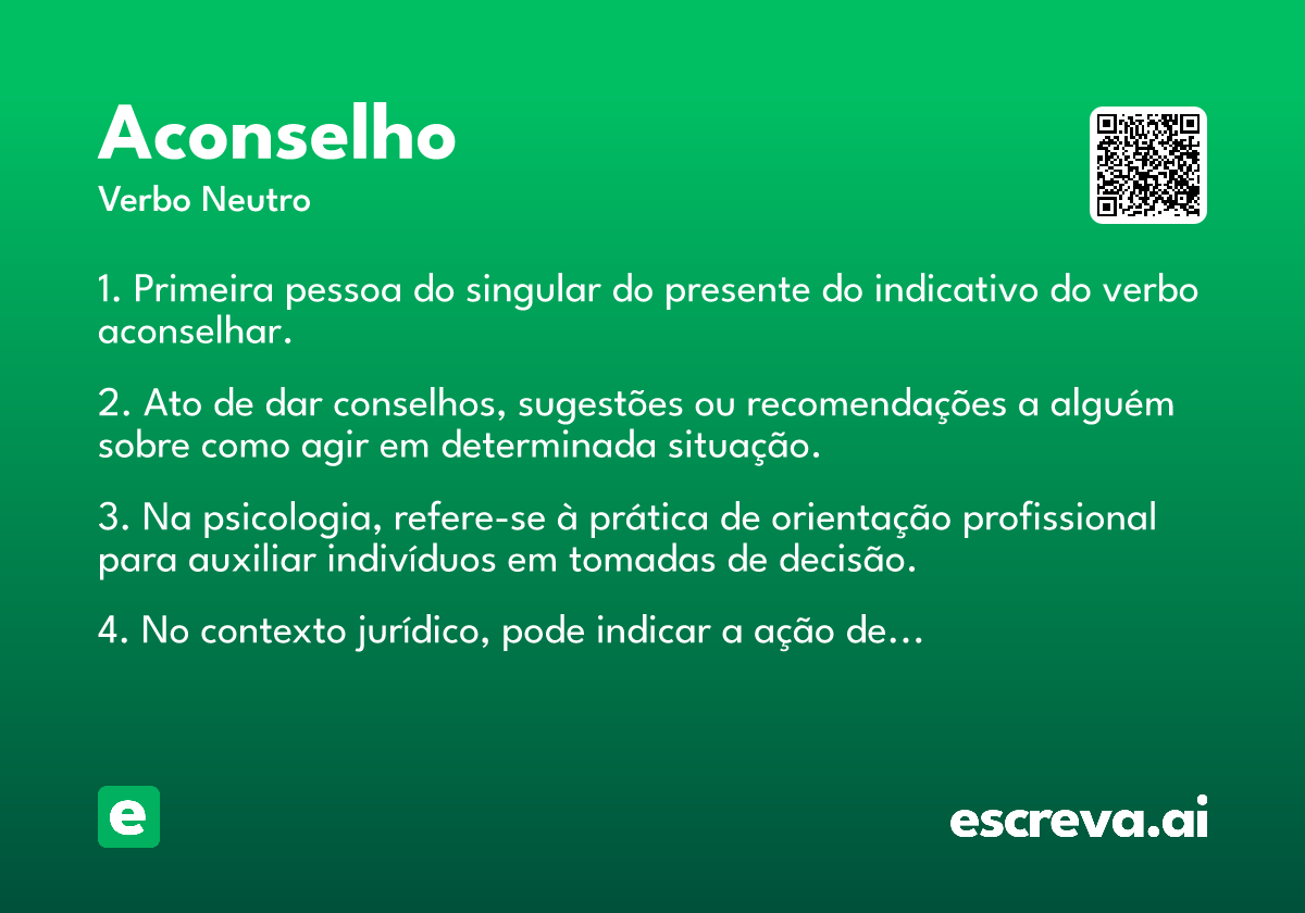 aconselho