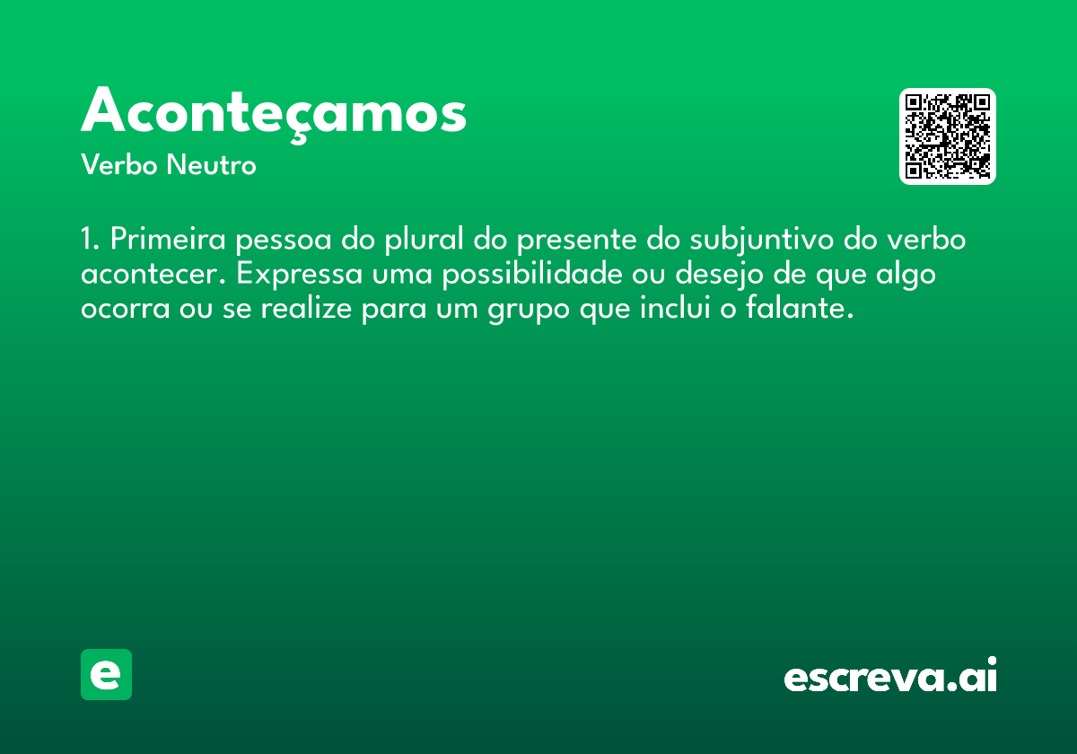 aconteçamos