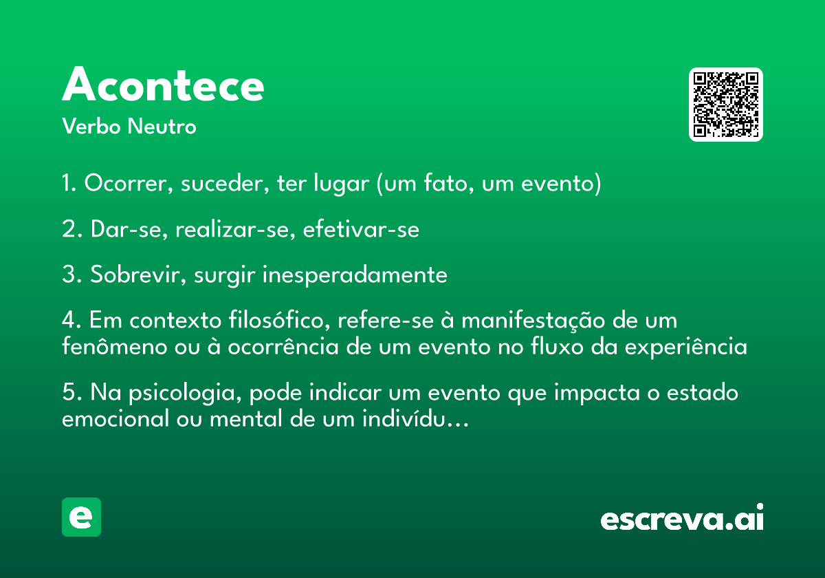 acontece