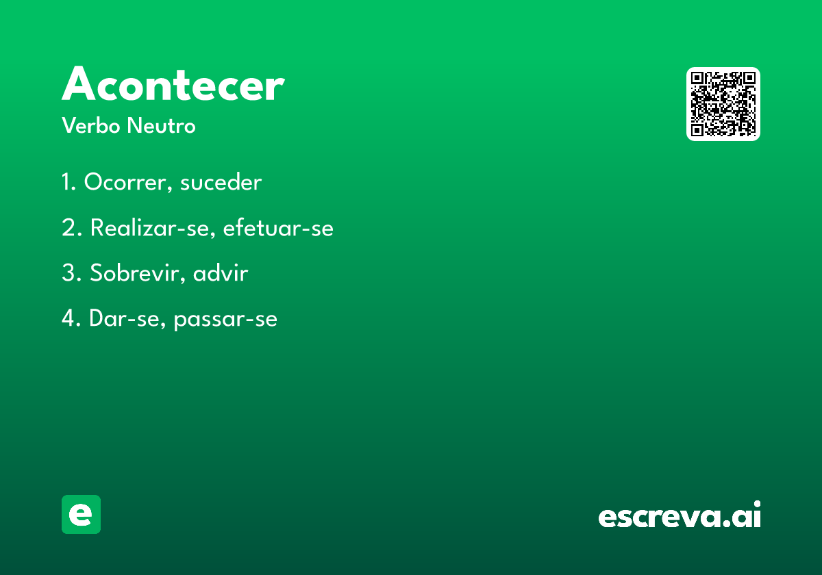 acontecer