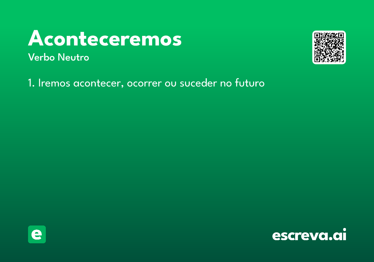 aconteceremos