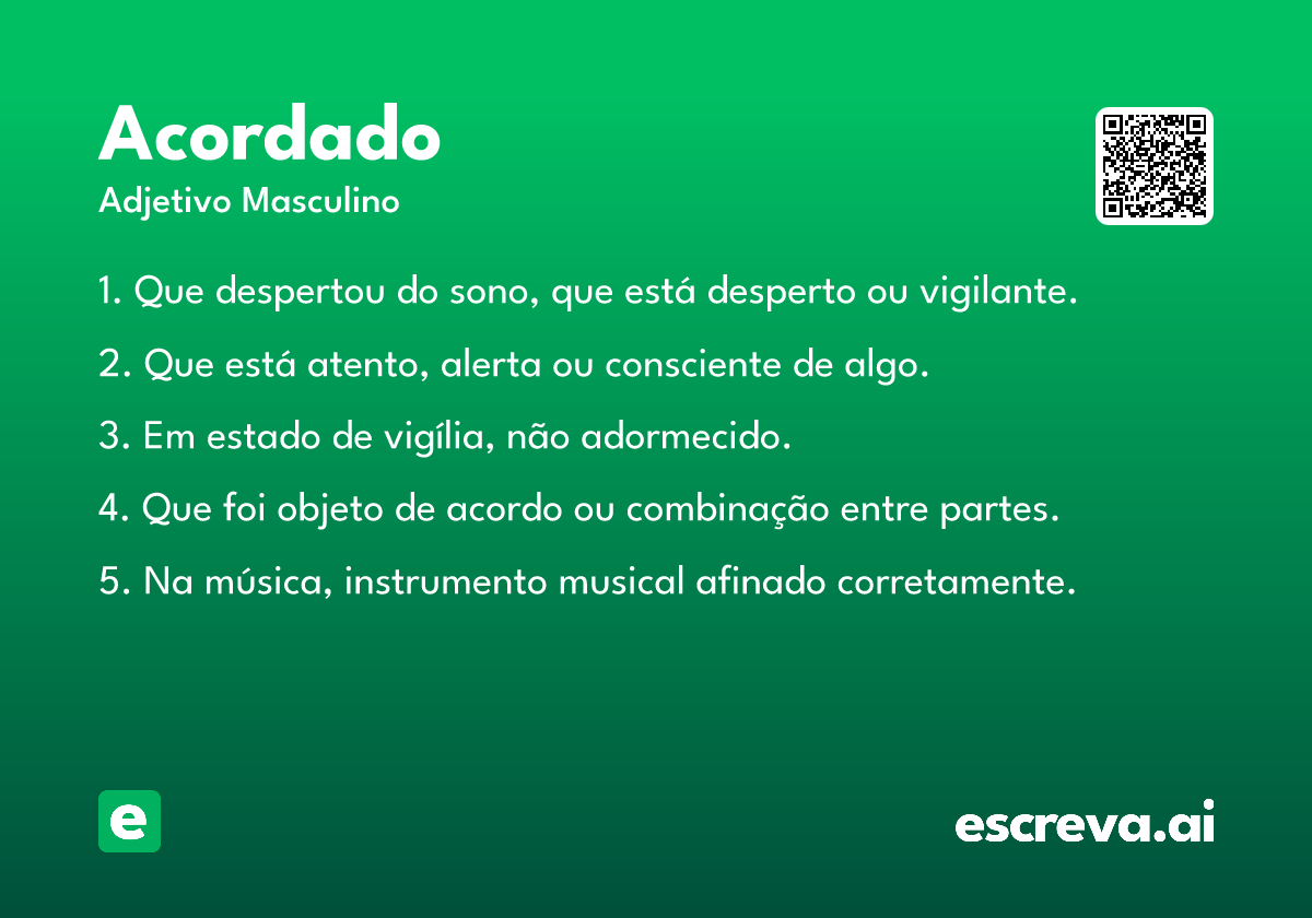 acordado