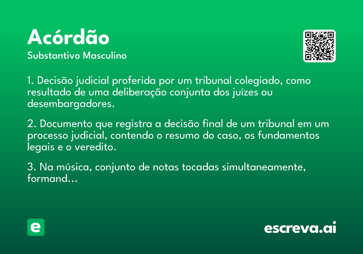 acórdão