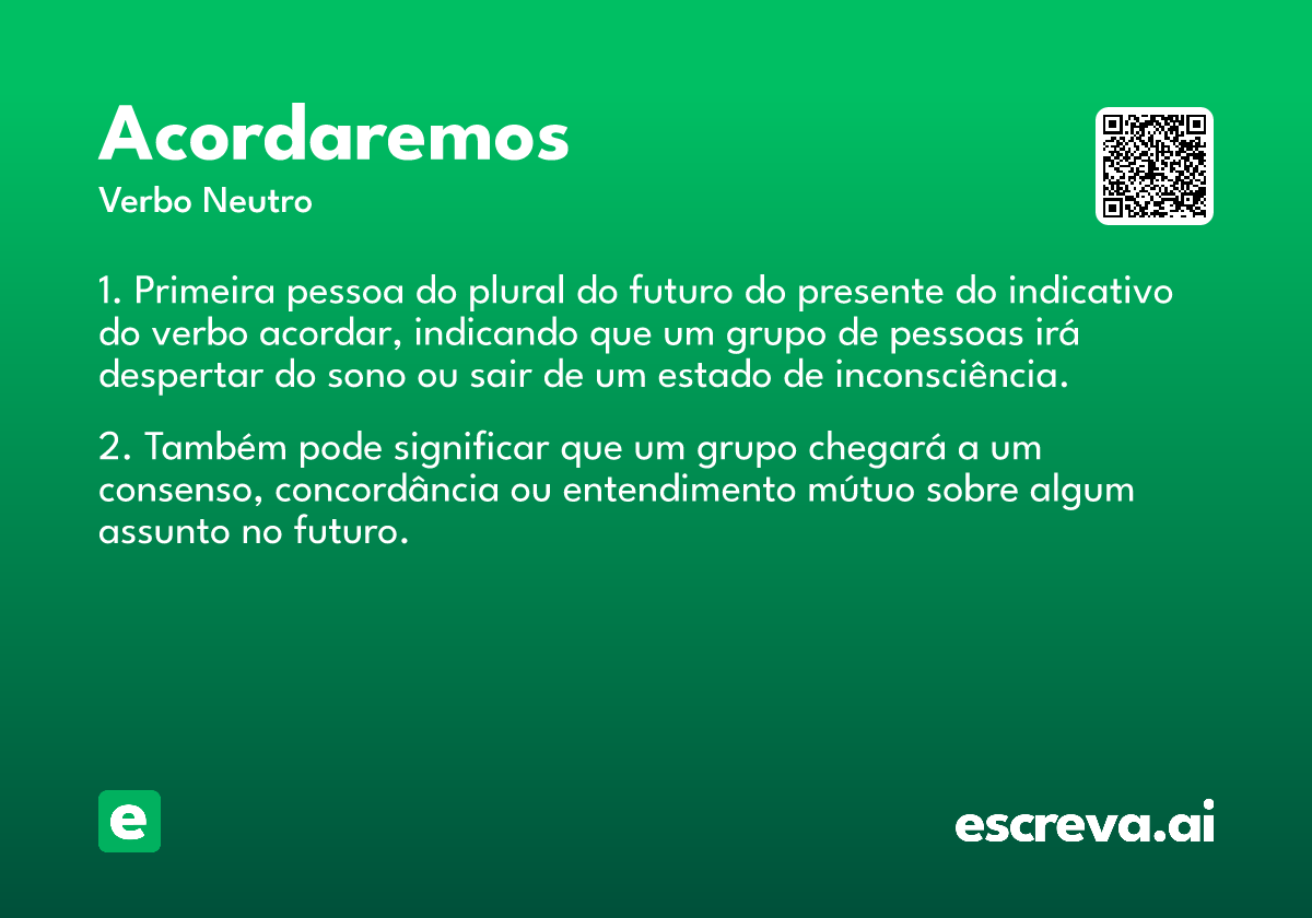acordaremos