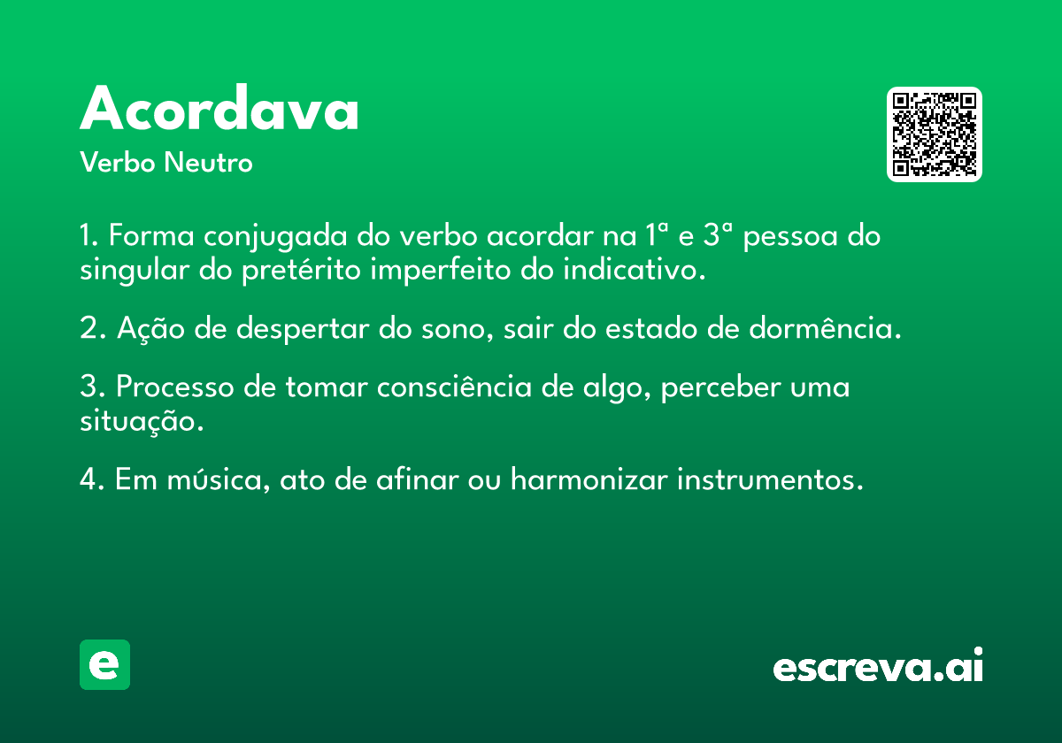 acordava