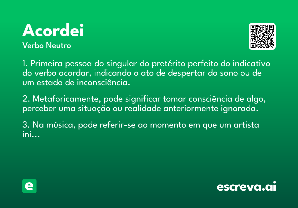 acordei