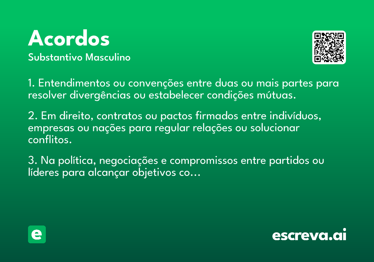 acordos