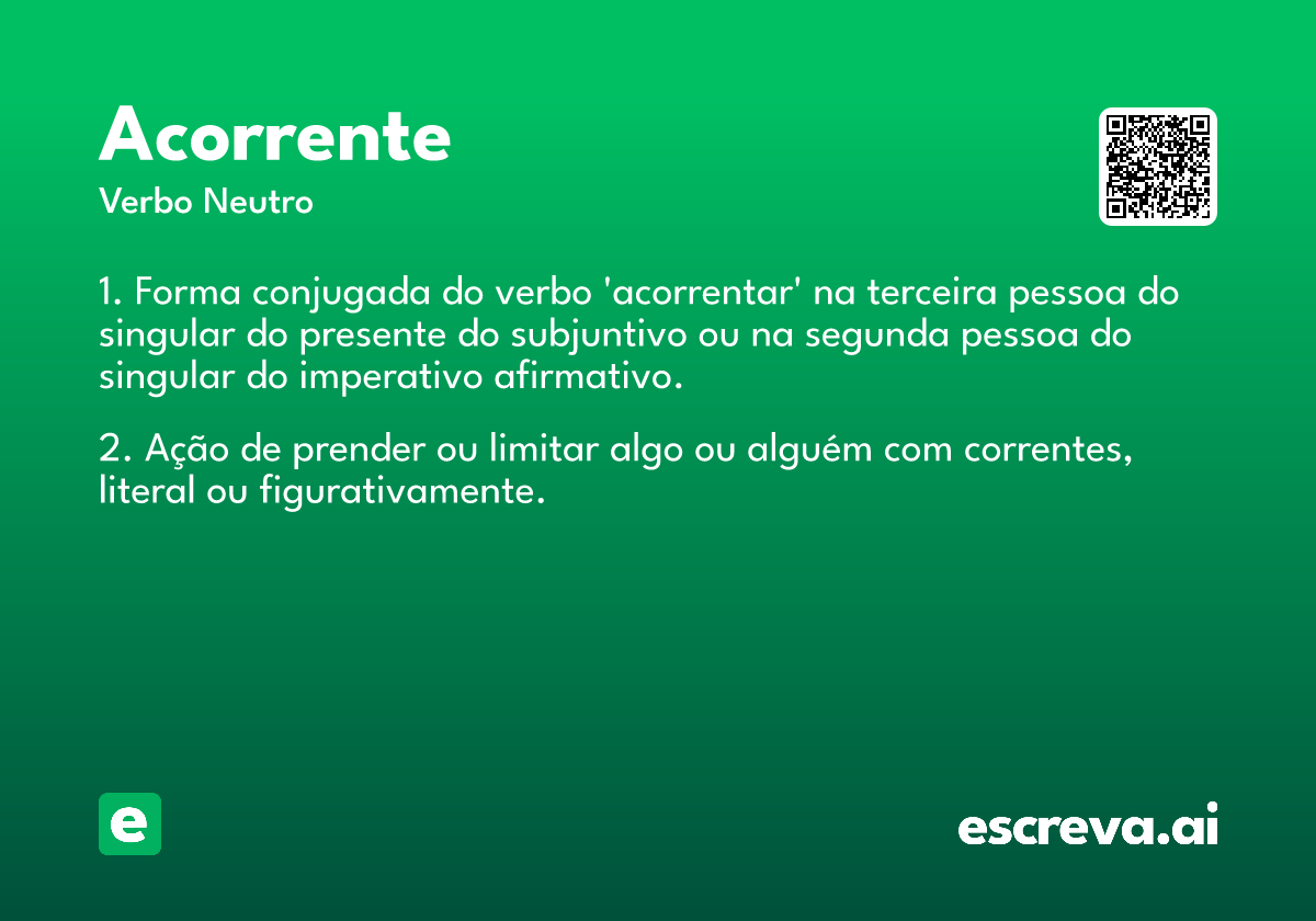 acorrente