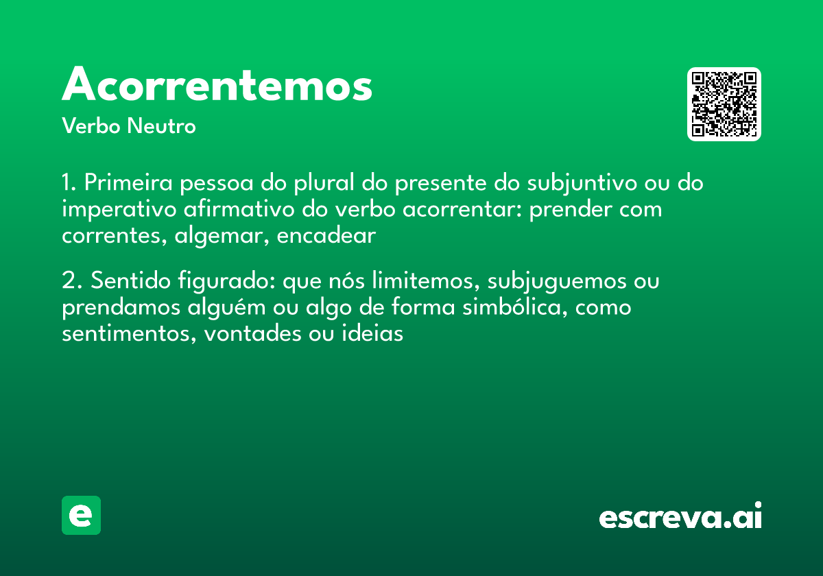 acorrentemos